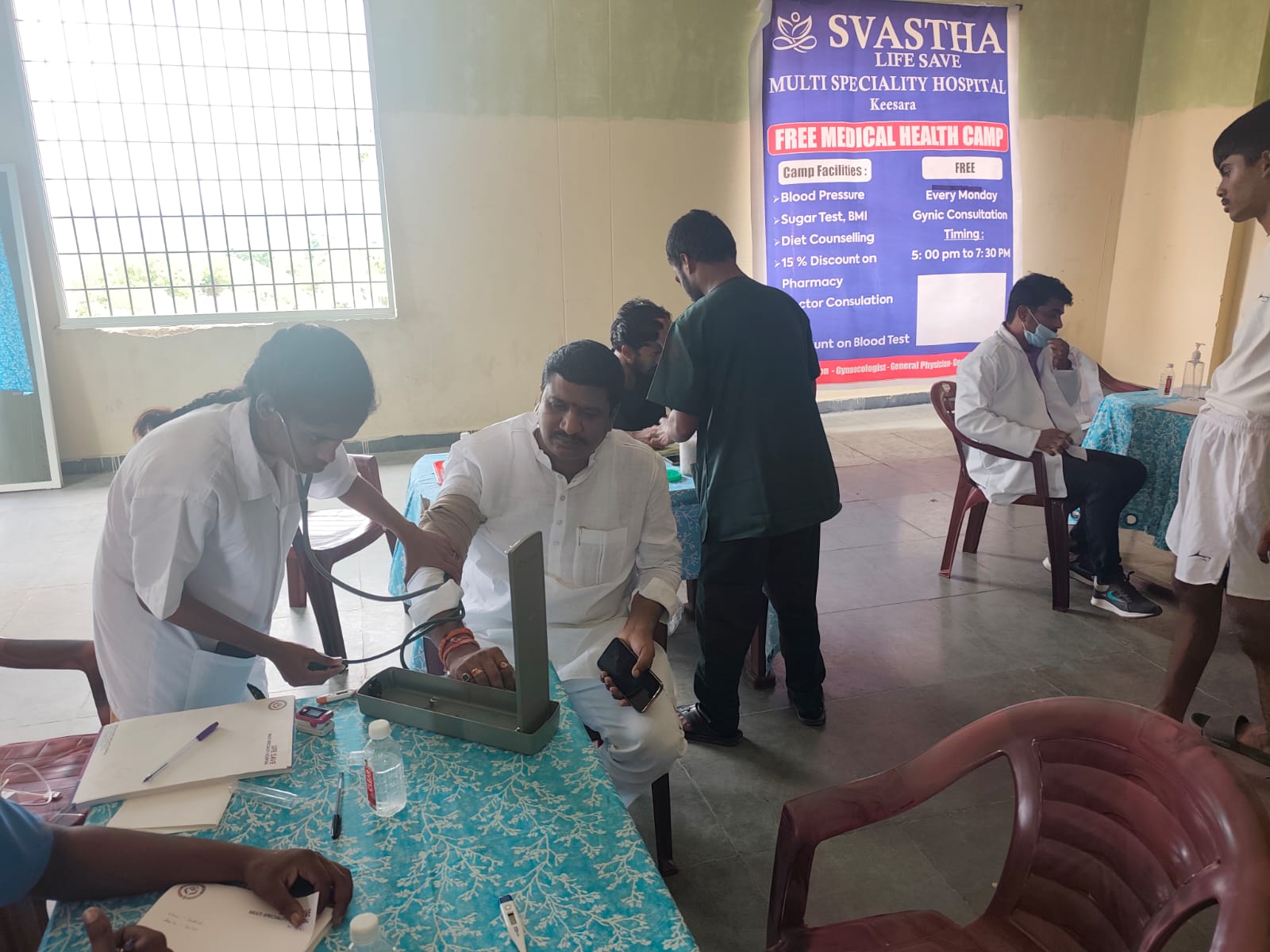Free Health Camp — BP Check