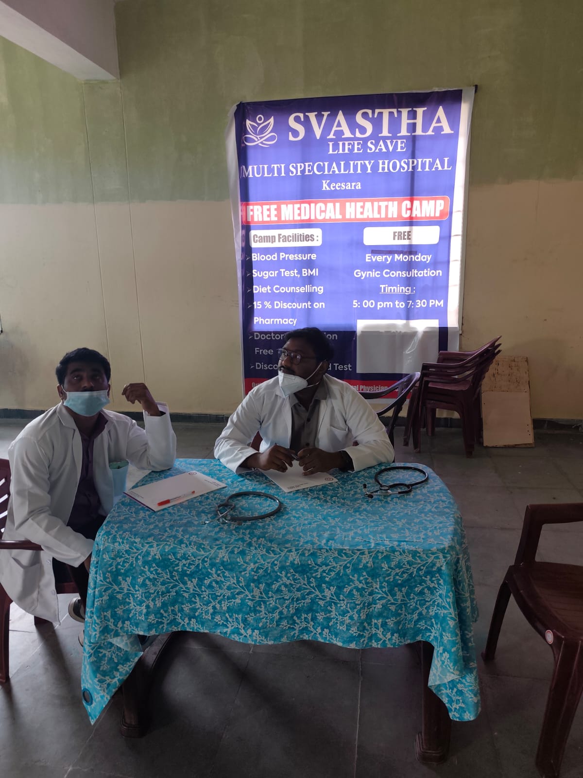 Doctors at Free Medical Camp